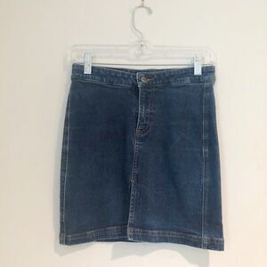 Vintage LEI Denim Jean Mini Skirt 1990s 90s 2000s Y2K